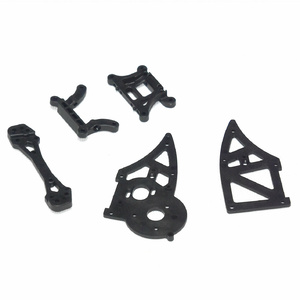 HBX 12006 Chassis Side Plates B+ Shock Towers