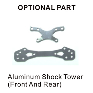 HBX 12213 Aluminum Shock Tower Front & Rear