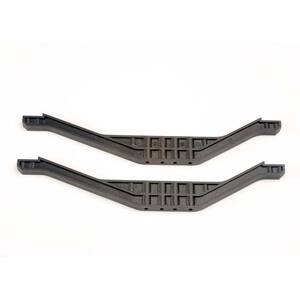 Traxxas 4923: Chassis braces, lower (2) (black)