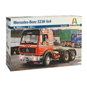 Italeri 3943 Mercedes Benz Model Truck 2238 6x4 1:24 Scale Model