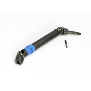 TRAXXAS 5551: Driveshaft assembly (1), left or right (fully assembled, ready to install)/ M3/12.5mm yoke pin (1)