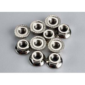 TRAXXAS 6135  Nuts, 4mm flanged (10)
