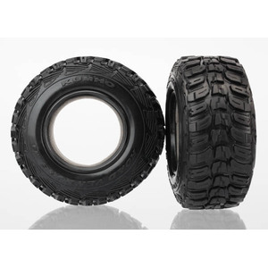 TRAXXAS 6870: Tires, Kumho (dual profile 4.3x1.7- 2.2/3.0") (2)/ foam inserts (2)
