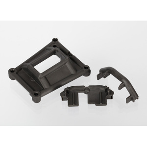 TRAXXAS 6921: Chassis braces (front and rear)/ servo mount