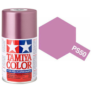 Tamiya PS-50 Sparkling Pink Polycarbanate Spray Paint  86050