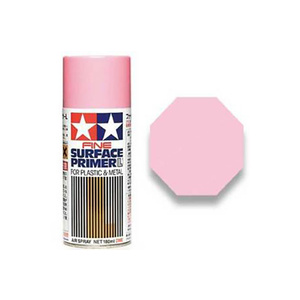 Tamiya  87146 - Fine Surface Primer Large L Pink - 180ml Spray Can