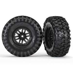 TRAXXAS 8272: Tires and wheels, assembled, glued (TRX-4® wheels, Canyon Trail 1.9 tires) (2)