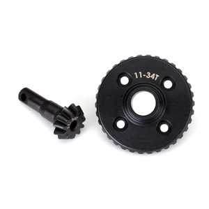 TRAXXAS 8279R Ring gear, differential/ pinion gear, differential (machined)