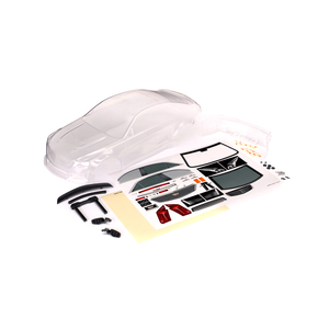 Traxxas 8391: Cadillac CTS-V Clear Body w/ Accessories