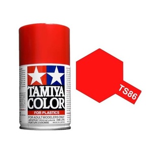 Tamiya TS-86 Pure Red Lacquer Spray Lacquer Paint  85086