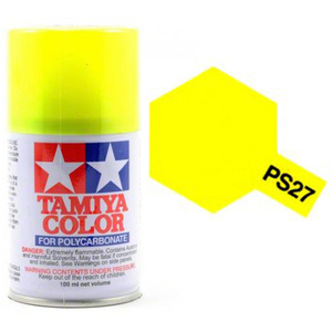 Tamiya PS-27 Fluorescent Yellow Polycarbanate Spray Paint  86027