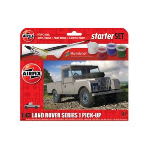 Airfix A55012 Land Rover Series 1 Pick-Up Truck 1:43 Scale Plastic Model Starter Kit