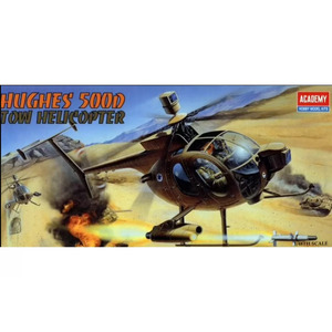 Hughes 500D Tow Helicopter 1:48 Scale Plastic Model Kit