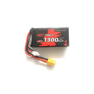 ACE Power 3S 11.1V 1300mAh 30C LiPo Battery w/ XT60 Connector