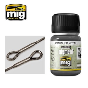 Ammo A.MIG-3021 Pigment Polished Metal 35mL