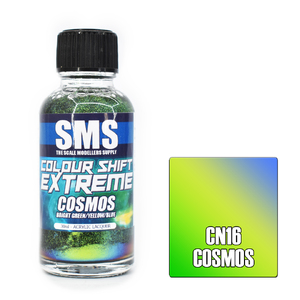 SMS CN16 Acrylic Lacquer Colour Shift Extreme Cosmos Bright Green Yellow Blue Paint 30ml