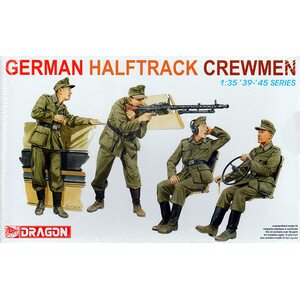 Dragon German Halftrack Crewmen 1:35 Scale Model Figurines  DR6193