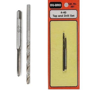 Dubro 361 4-40 Tap and Drill Set