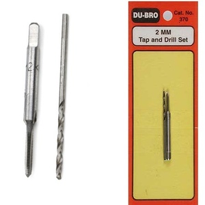 Dubro 370 2mm Tap and Drill Set