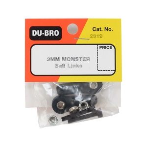 Dubro 2319 3mm Monster Links, 2pcs