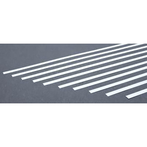 Evergreen 108 Plastic Styrene Strips .010x.188 (.25 x 4.8mm)  Qty 10