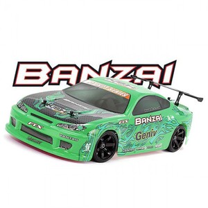 FTX Banzai 1/10 Brushed 4WD Green RC Drift Car RTR