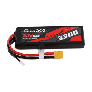Gens Ace 11.1V 3S 3300mAh 60C LiPo Battery Soft Case w/ XT60 Connector