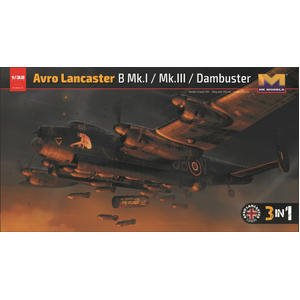 Hong Kong Models Avro Lancaster B Mk.I Limited Edition Merit Exclusive 01E012 1:32 Scale Plastic Model Kit