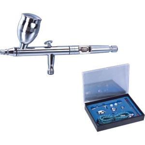 HSeng HS-83K Dual Action High Volume Airbrush Set including Hose and Case