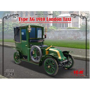 ICM 24031 Type AG 1905-1910 London Taxi 1:24 Scale Model Car kit