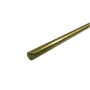 KS1165 Round Brass Rod 1/4" OD x 36" Long (1pc)
