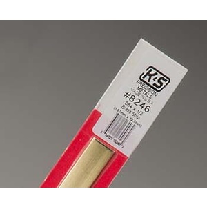 KS8246 Brass Strip: 0.064" Thick x 1/2" Wide x 12" Long (1pc)