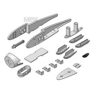 Multiplex Heron Plastic Parts Set MPX 224398