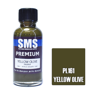 SMS PL161 Premium Acrylic Lacquer Yellow Olive Paint 30ml