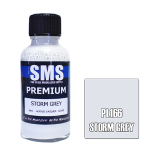SMS PL166 Premium Acrylic Lacquer Storm Grey Paint 30ml