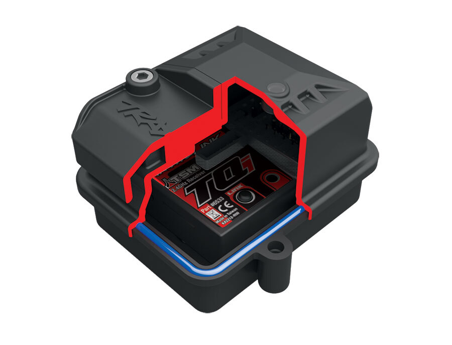 TRAXXAS 7424 - Box, Receiver/ foam pads/ 2.5x12mm CS/ 3x6mm CS/ 3x12mm ...