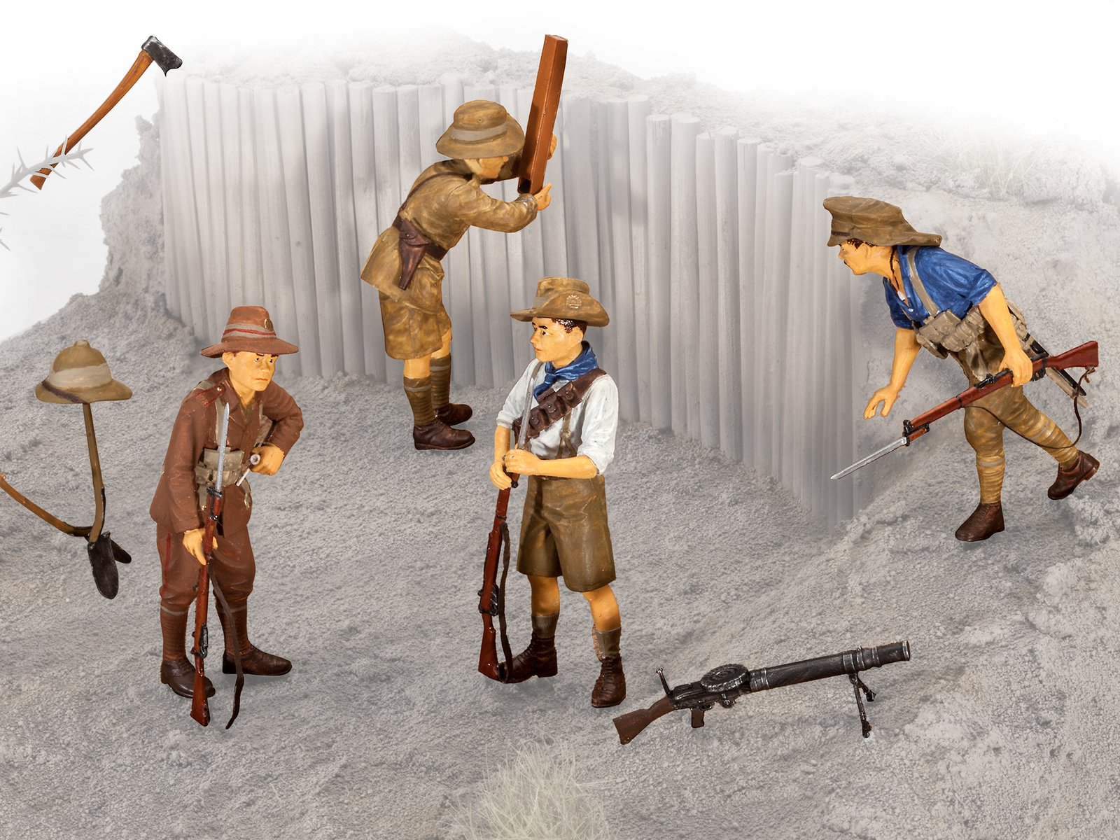 Rvl02618 for sale online Revell Germany 02618 1/35 ANZAC Infantry 1915