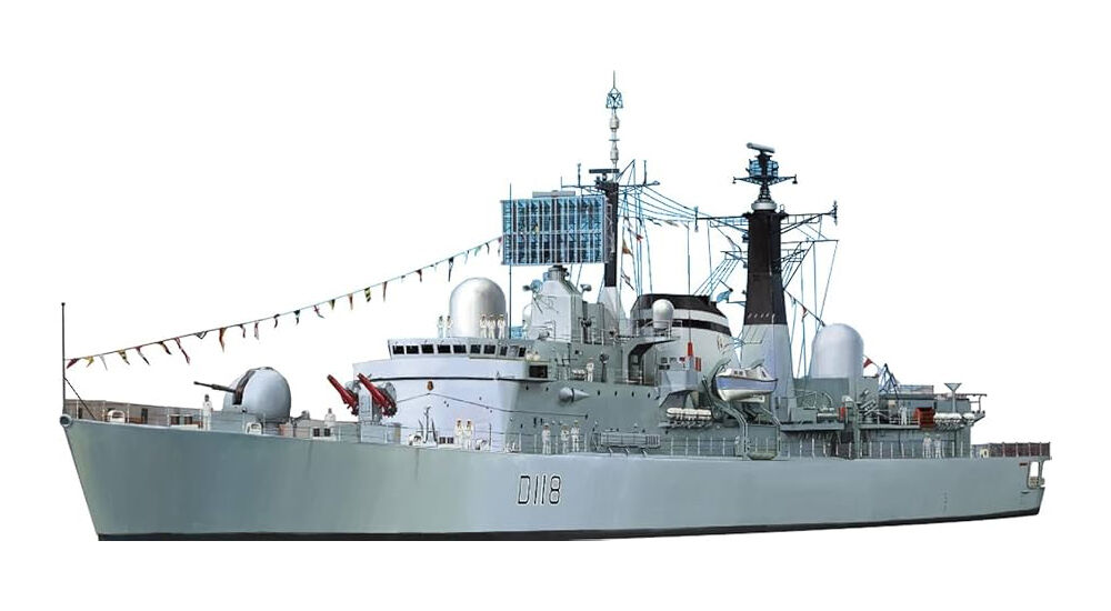 ForeArt 3002 HMS Coventry Type 42 Guided Missile Destroyer 1/350 Scale Plastic Model Kit
