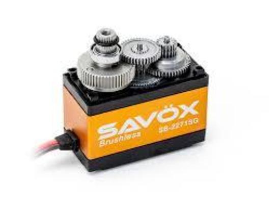 Savox SB-2271SG High Voltage Brushless Digital Servo Free ALU servo horn Black