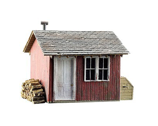 thumbnail image 2 of Woodland Scenics BR5857 Work Shed – O Scale 1:48 Painted Model Railroad Building 2 of 6