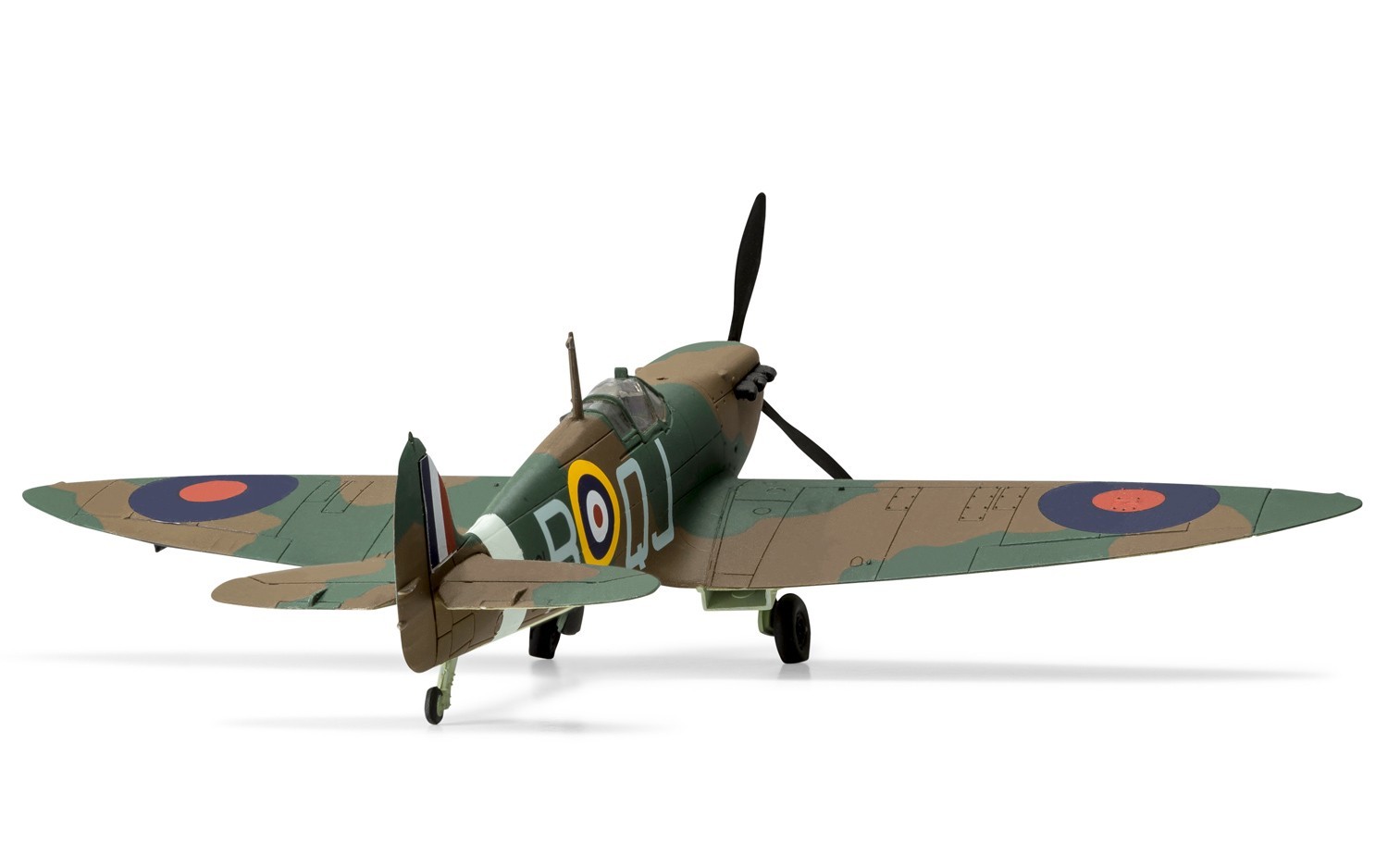 Airfix 1:72 Airplane Model Kit Supermarine Spitfire Mkla #A55100 Starter Set