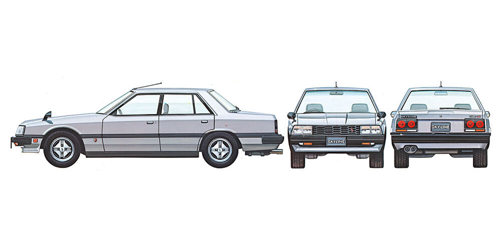 Tamiya 24374 Nissan Skyline Sedan 2000 Turbo GT-ES 1/24 Scale Plastic Model Kit