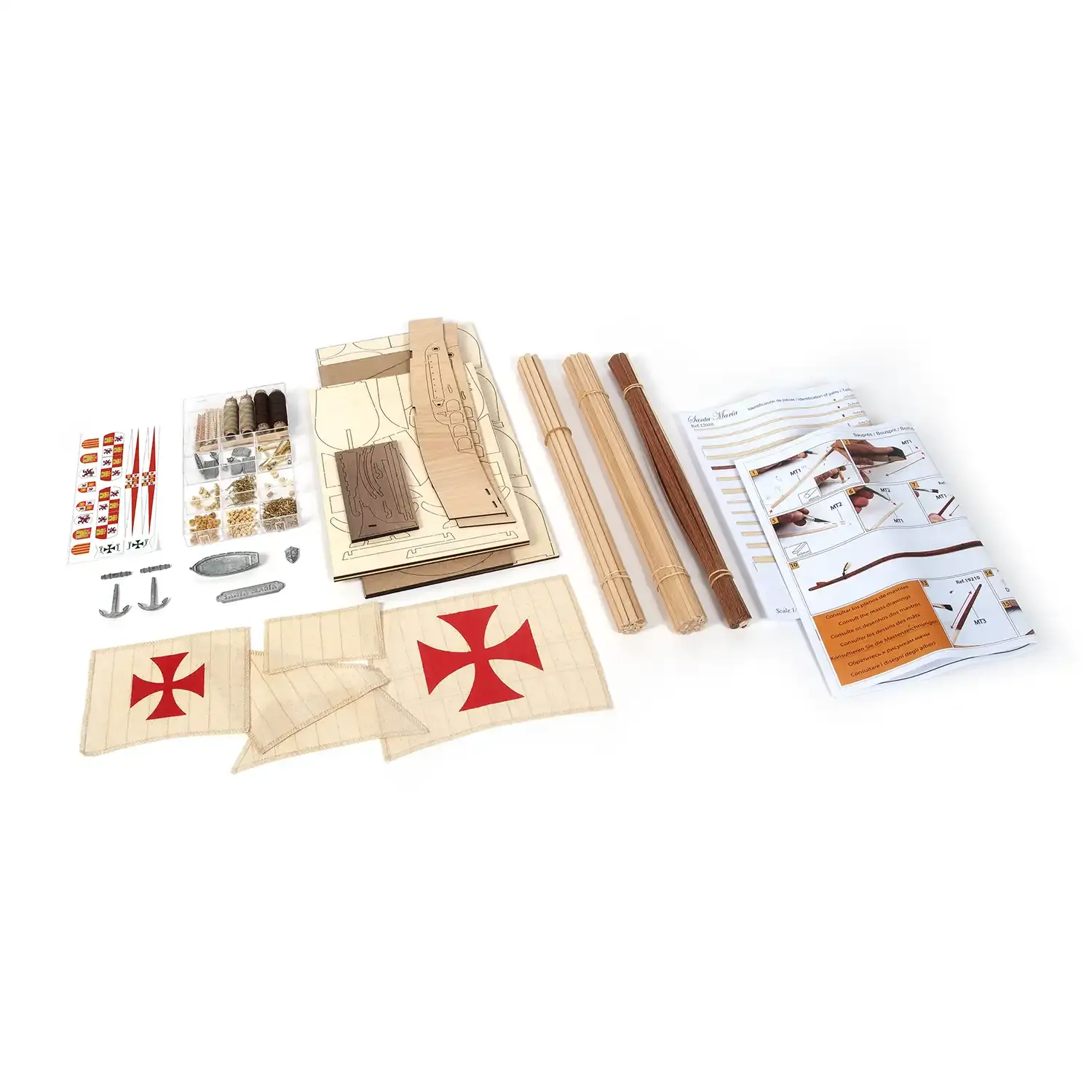 OCCRE - Santa Maria Ship Model Wooden Model Ship