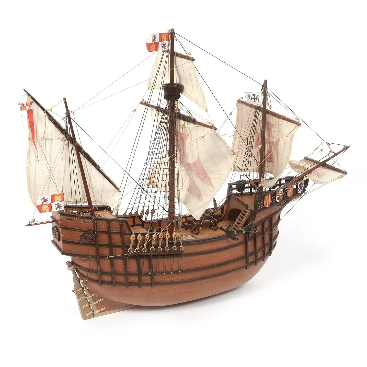 OCCRE - Santa Maria Ship Model Wooden Model Ship