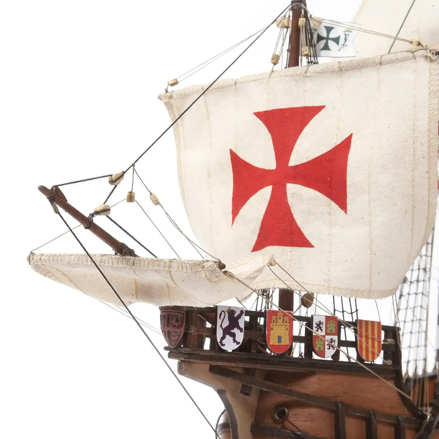 OCCRE - Santa Maria Ship Model Wooden Model Ship