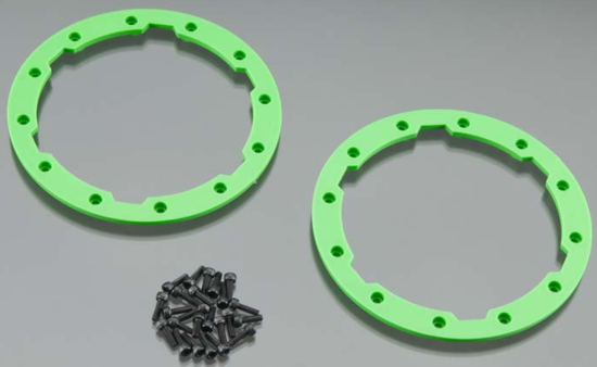 Traxxas Beadlock Style Sidewall Protector (Green) (2) Traxxas Beadlock Style Sidewall Protector (Green) (2)