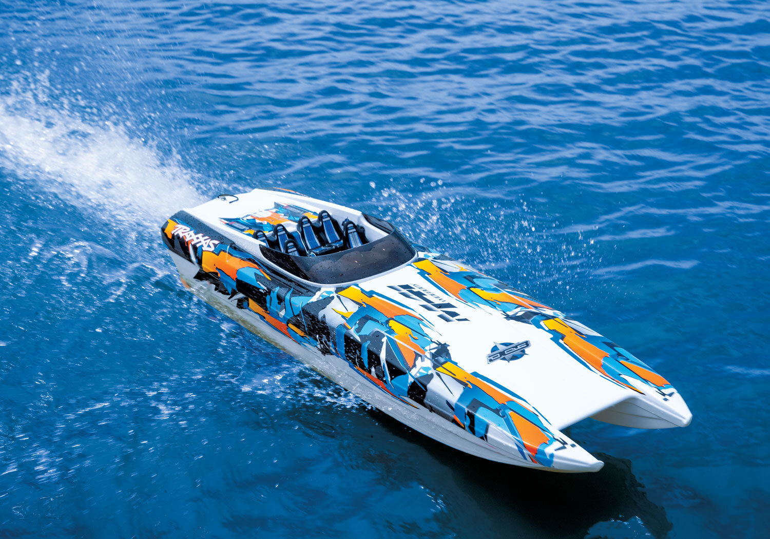 catamaran race rc boat