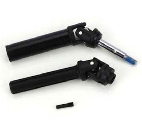 Updated 6852X Rear Driveshaft Assembly Replacement Compatible with Traxxas Slash 4X4/ Stampede 4X4 Red 