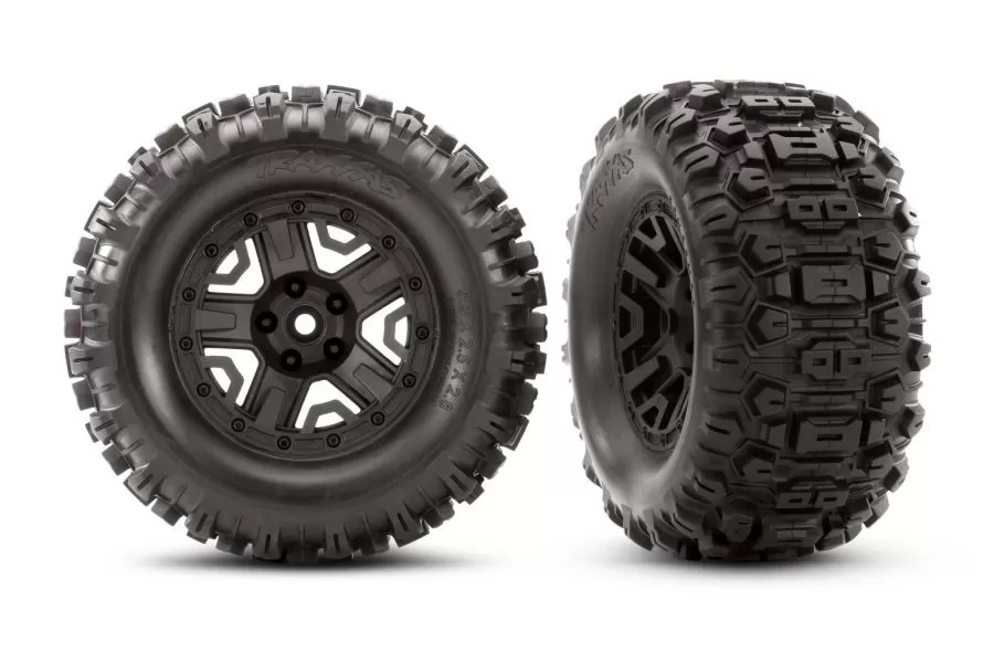 TRAXXAS 7772A Tires and Wheels XMaxx Traxxas