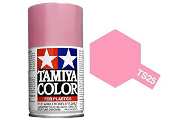 Tamiya TS-25 Pink Lacquer Spray Paint – 3 Oz Can For Models